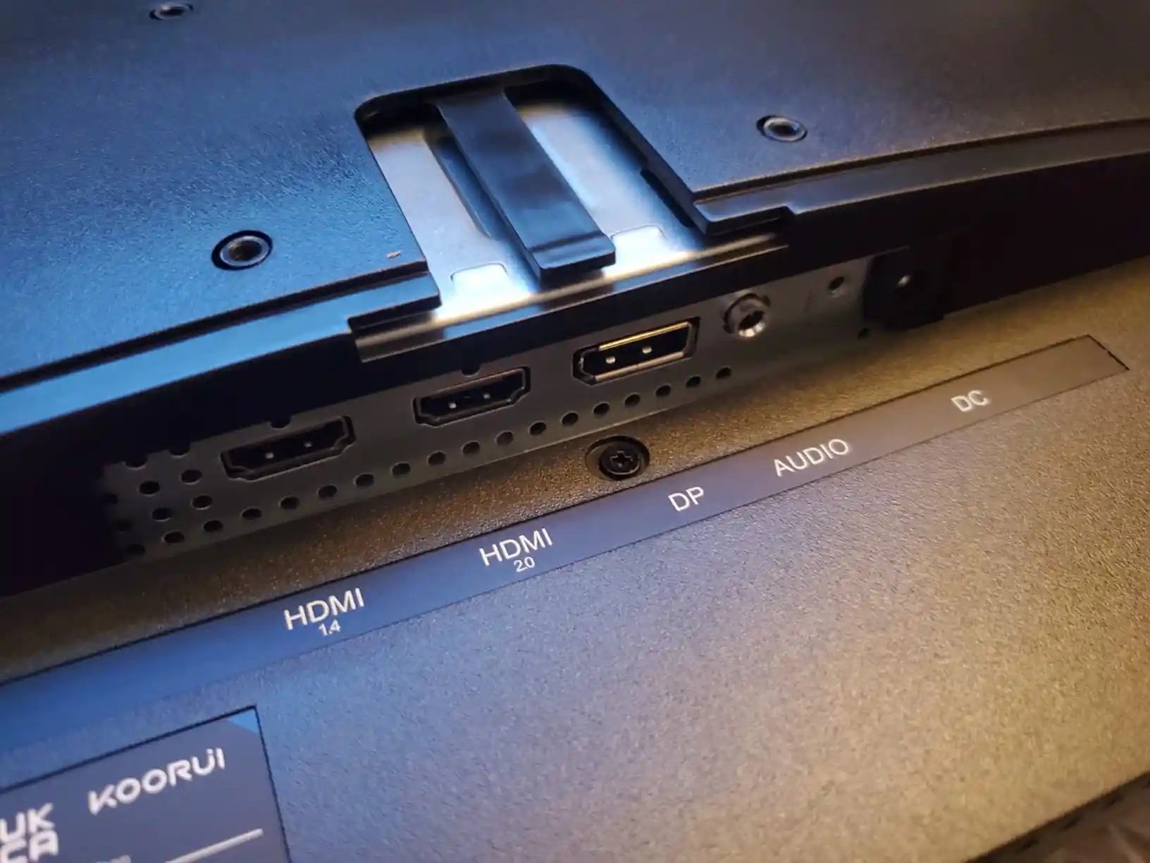 Most KOORUI 27” monitors come with two HDMI 2.0 ports and a DisplayPort, which is all you really need if you’re hooking up a PC, console, or a laptop.