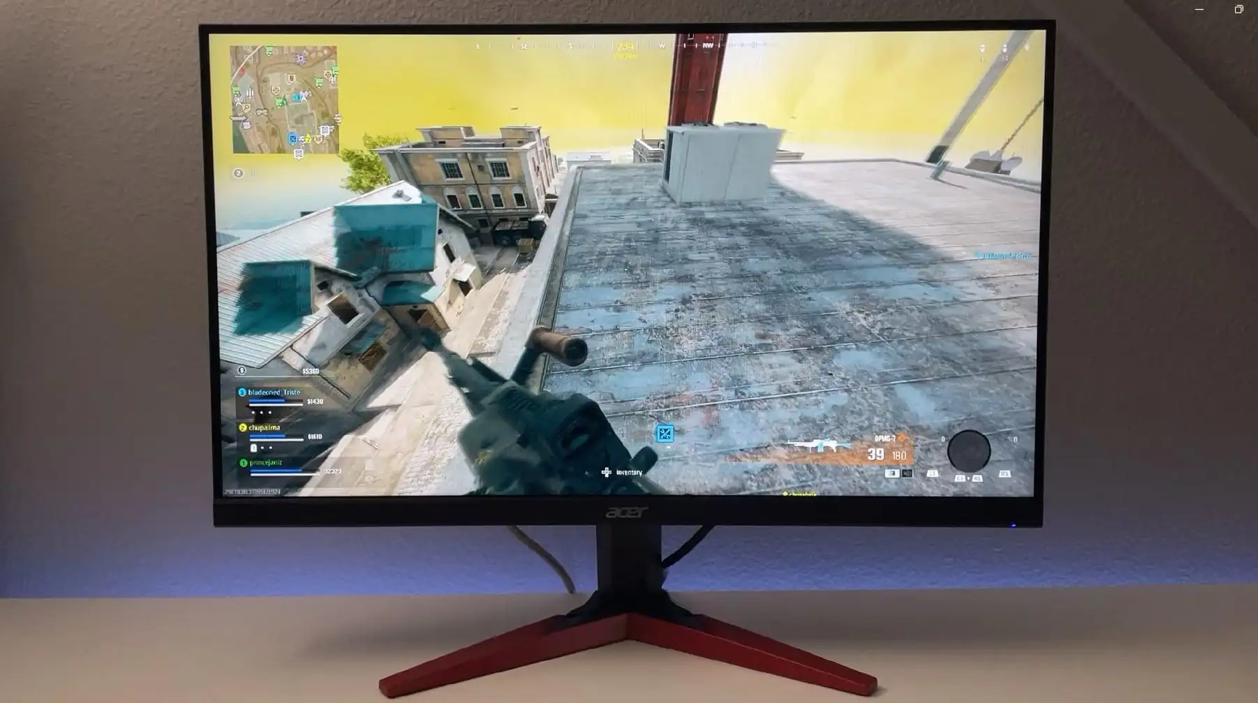 Acer’s ZeroFrame look means slim bezels on three sides
