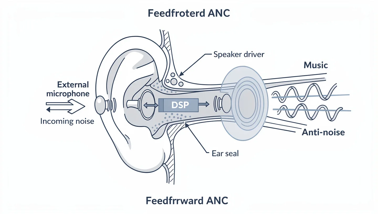 Feedforward Active Noise Canceling