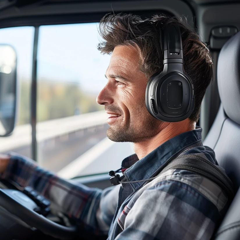 Bluetooth trucker headset for phone