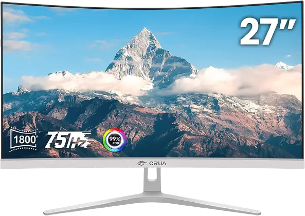 CRUA 27 Curved White Monitor Review