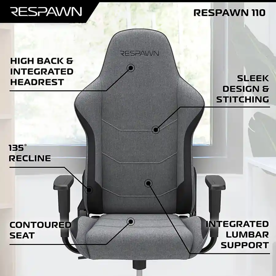 RESPAWN 110 Ergonomic Gaming Chairs Design