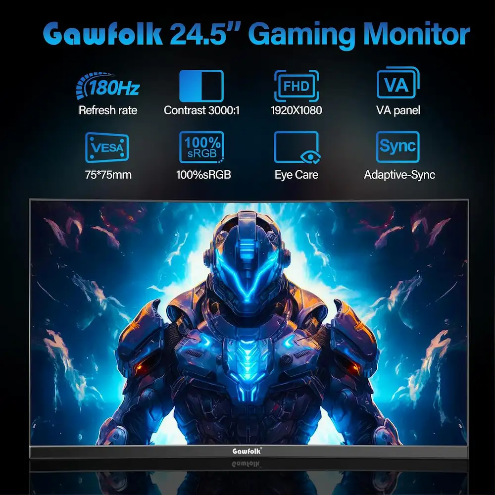 Gawfolk 25-inch Display Resolution