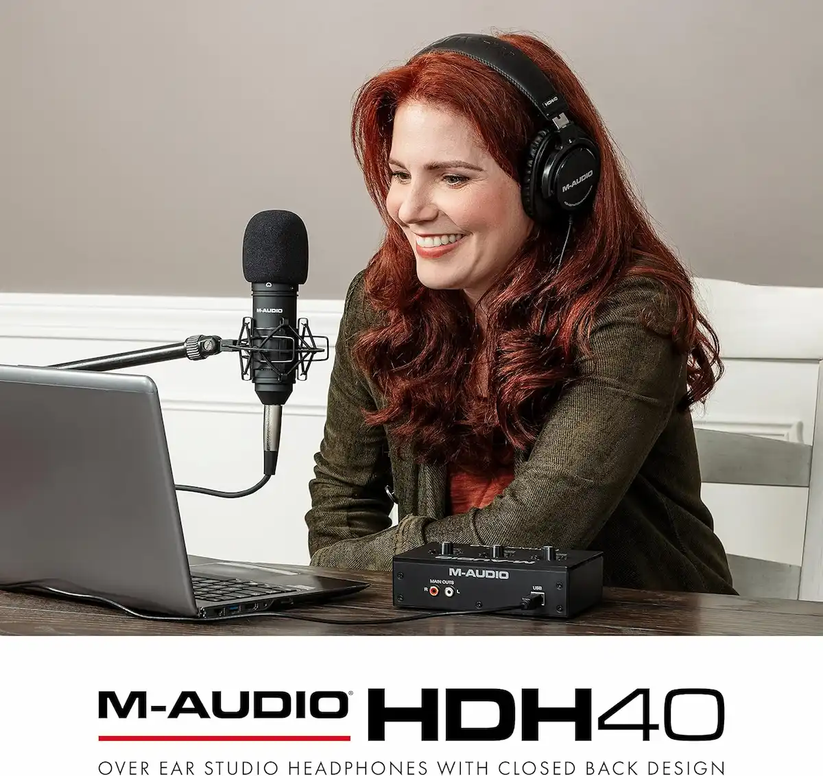 M-Audio HDH40 Over Ear Studio Headphones