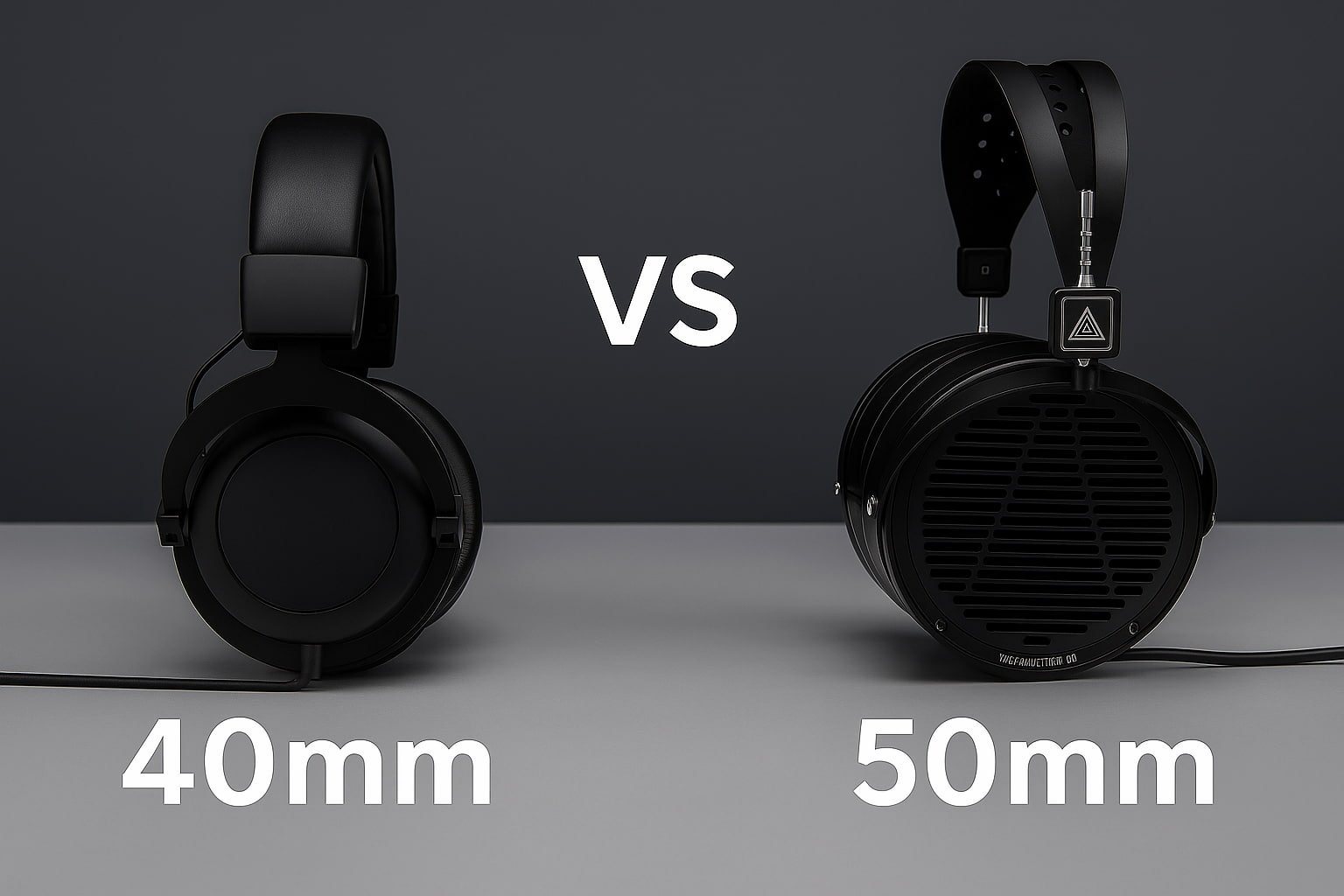 40mm vs 50mm Driver Headphones