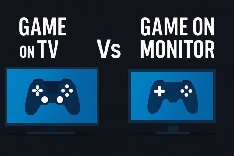 Gaming on TV vs Monitor
