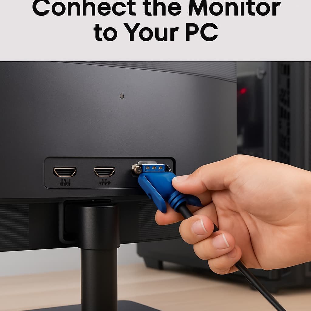 Step 3 Connect the Monitor to Your PC