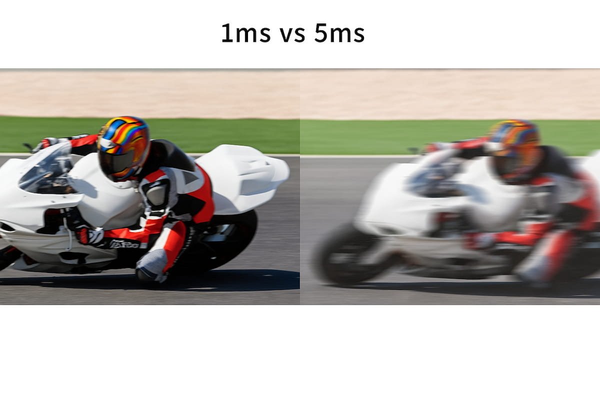 5ms vs 1ms Monitor