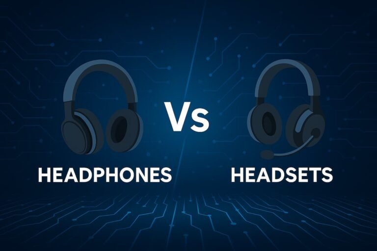 Headphones vs Headsets