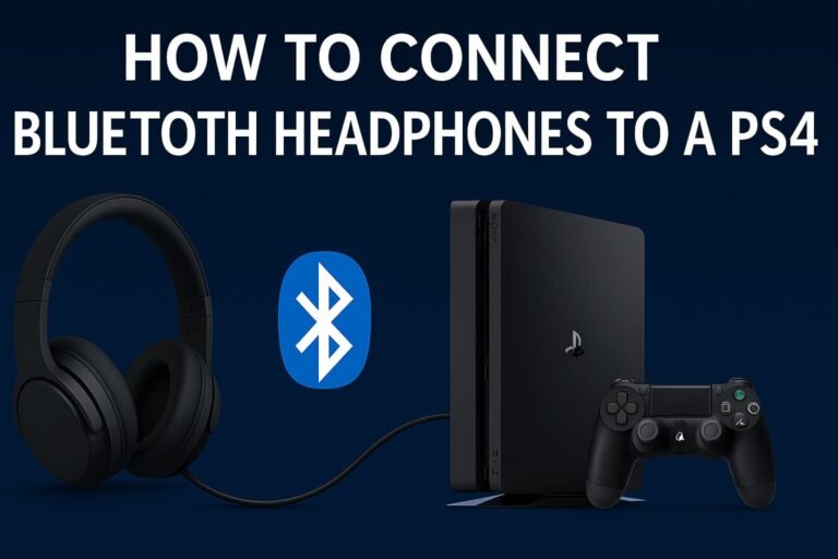 How to Connect Bluetooth Headphones to a PS4