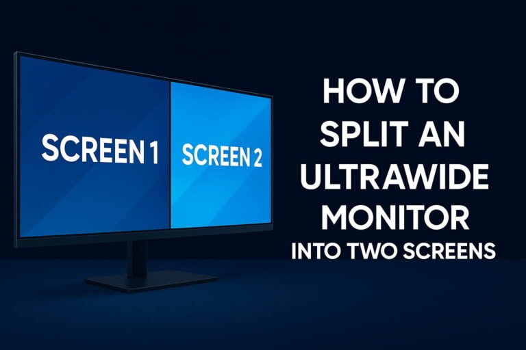 How to Split an Ultrawide Monitor into Two Screens