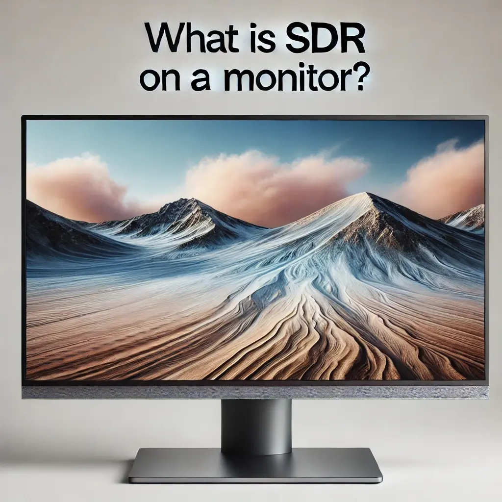 What is SDR on a Monitor?