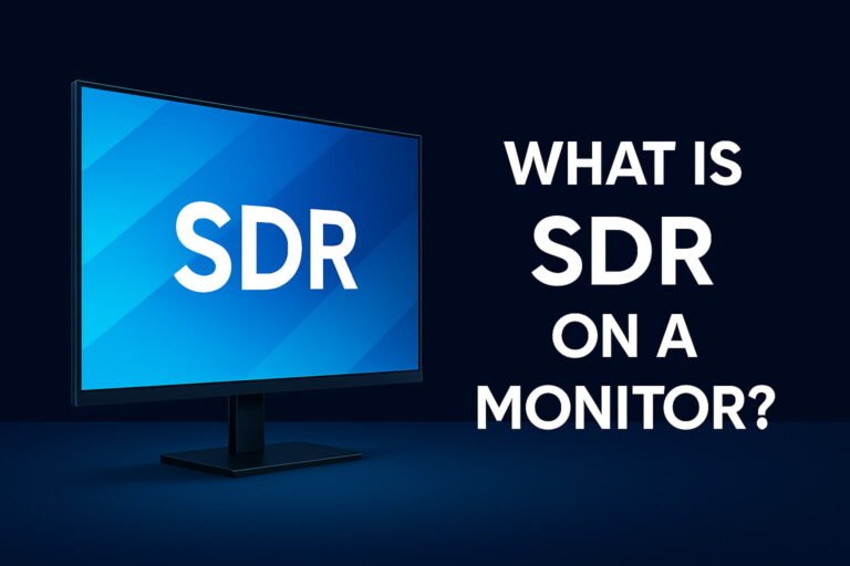 What is SDR on a Monitor