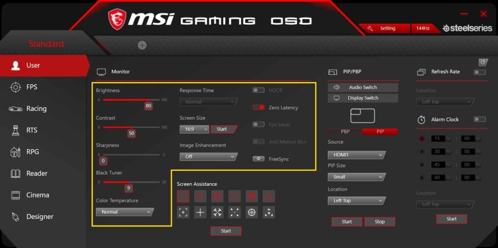 How to Enable HDCR on Your MSI Monitor