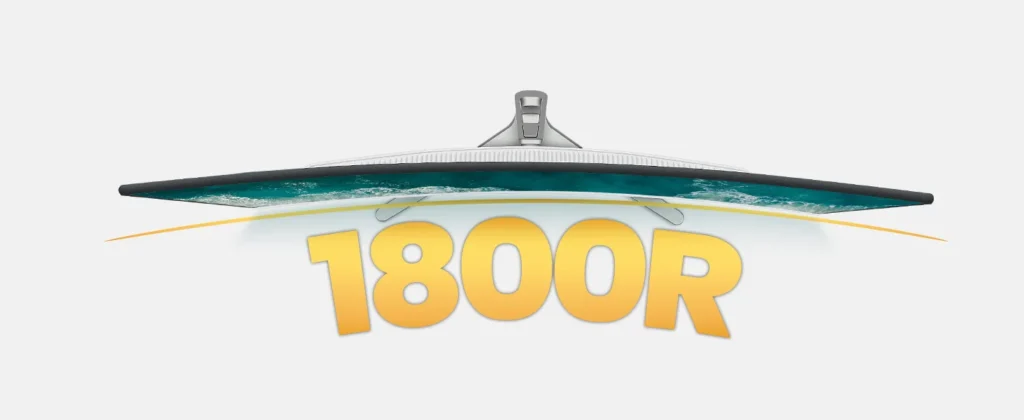 Benefits of an 1800R Curved Monitor