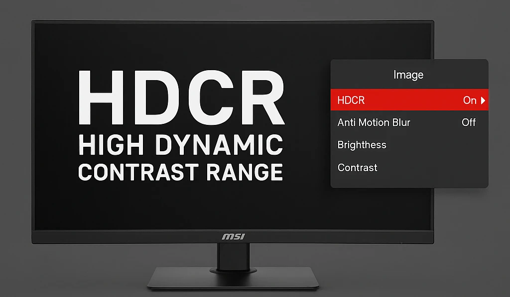 What Does HDCR Mean on Monitors